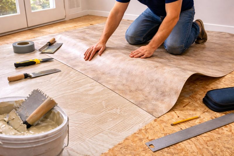Sheet Vinyl Installation in Mount Juliet, TN