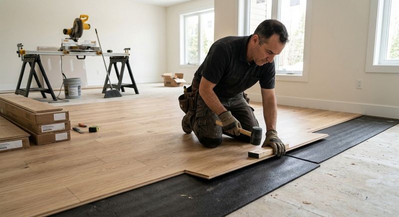 Engineered Wood Installation in Portland, TN