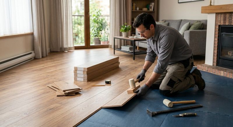Laminate Floor Installation in Wilson County, TN