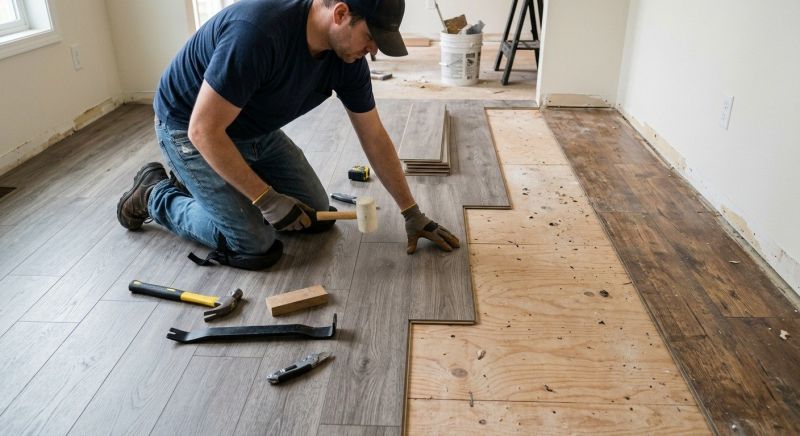 Laminate Floor Replacement in Sumner County, TN