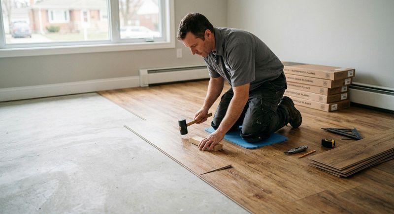 Linoleum Floor Installation in Bethpage, TN