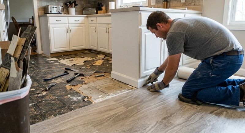 Linoleum Floor Installation in Portland, TN