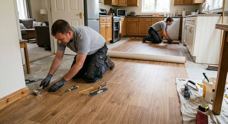Linoleum Flooring Replacement in Portland, TN