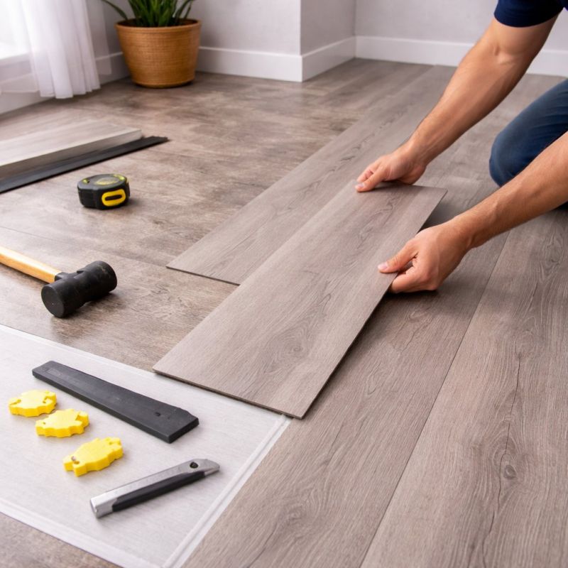 Luxury Vinyl Tile Installation in Wilson County, TN
