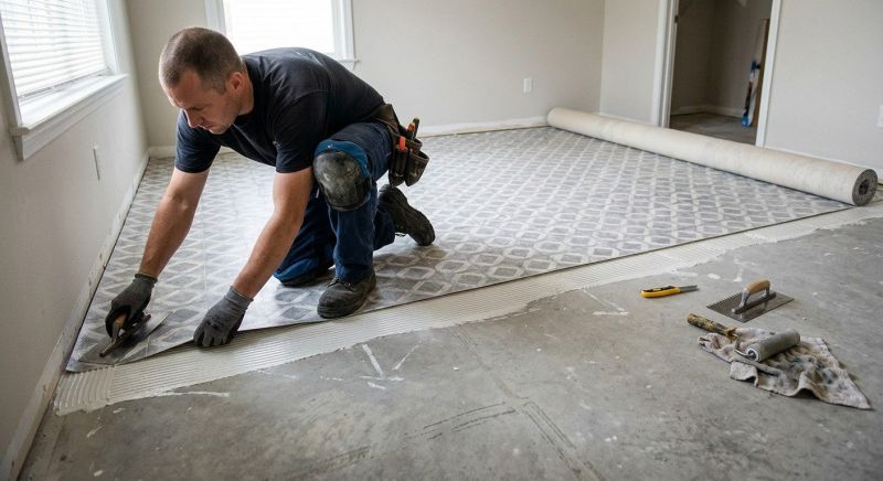 Sheet Linoleum Installation in Springfield, TN