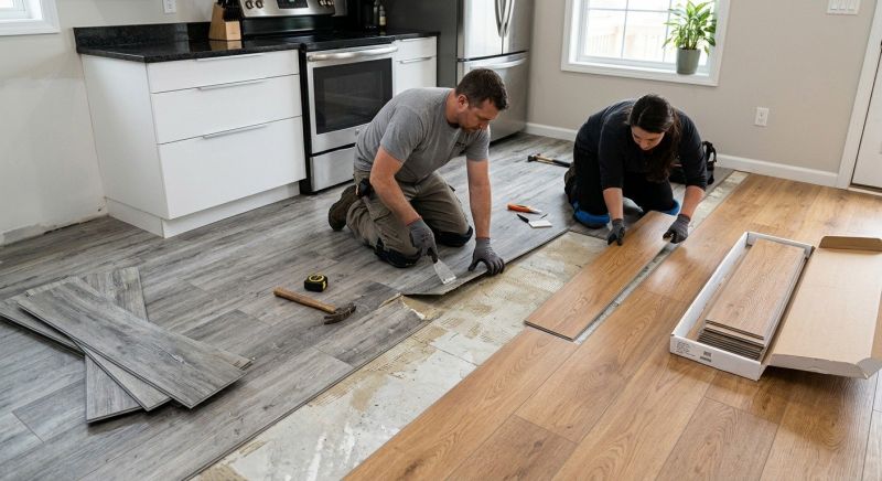 Vinyl Floor Replacement in Portland, TN