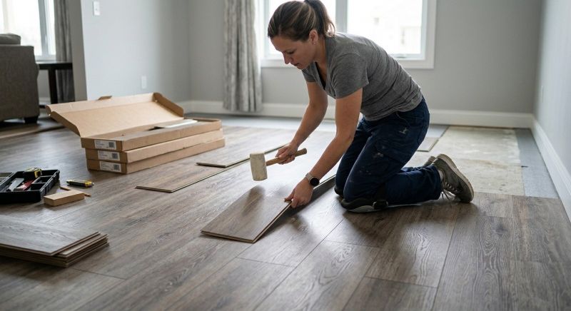 Vinyl Plank Floor Installation in Portland, TN