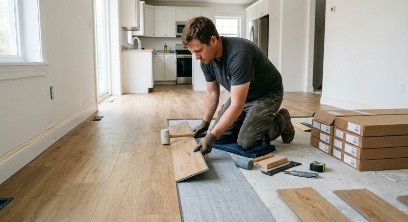 Vinyl Plank Floor Installation in Portland, TN