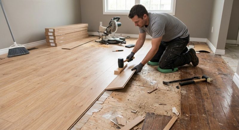 Wood Laminate Installation in Portland, TN